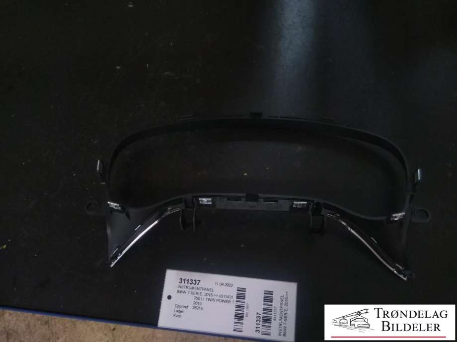 Instrumentpanel til BMW 7-Serie 2015-->> (G11/G12) (G11/G12) (B290423|)