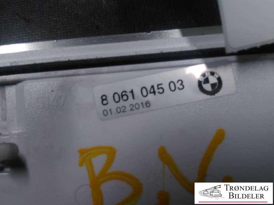 Deksel til BMW 7-Serie 2015-->> (G11/G12) (G11/G12) (8 061 045 03|)