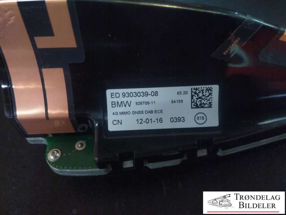 Antenne til BMW 7-Serie 2015-->> (G11/G12) (G11/G12) (65 20 9 303 039|ED9303039-08|928708-11|65 20 9 303 037|65 20 9 371 344)
