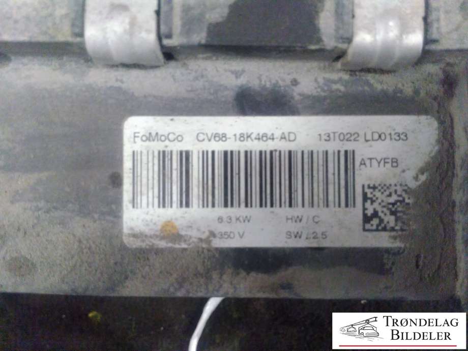 Varmeapparat PTC-heater til Ford Focus, electric 2012-2018  (FOMOCO|CV68-18K464-AD|)