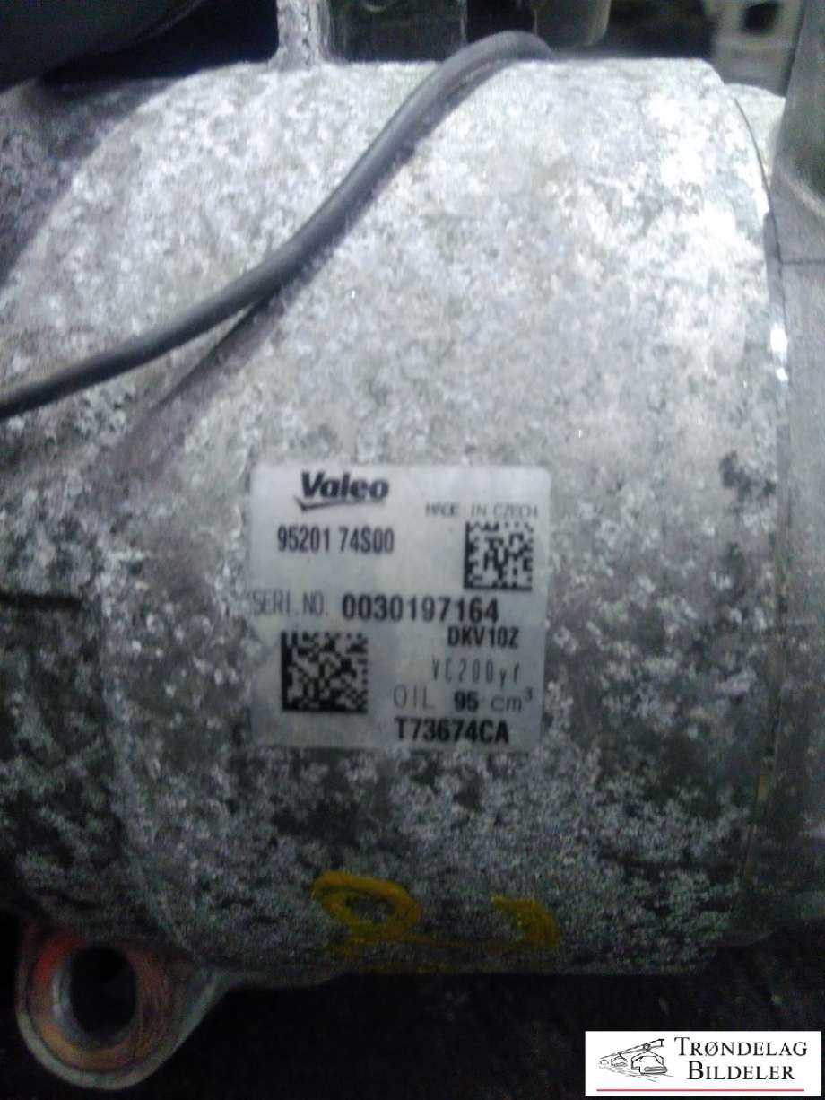 Aircondition kompressor til Suzuki Vitara 2015-->> (Type IV)  (VALEO|9520174S00|0030197164|T73674CA)