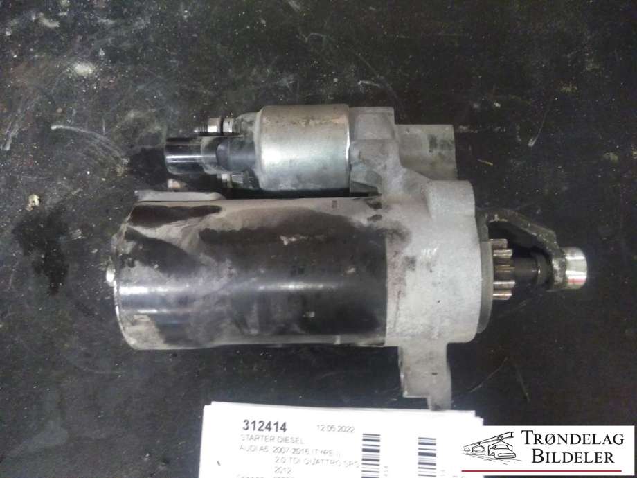 Starter diesel til Audi A5 2007-2016 (Type I)  (BOSCH|0 001 139 019|03L 911 021E|)