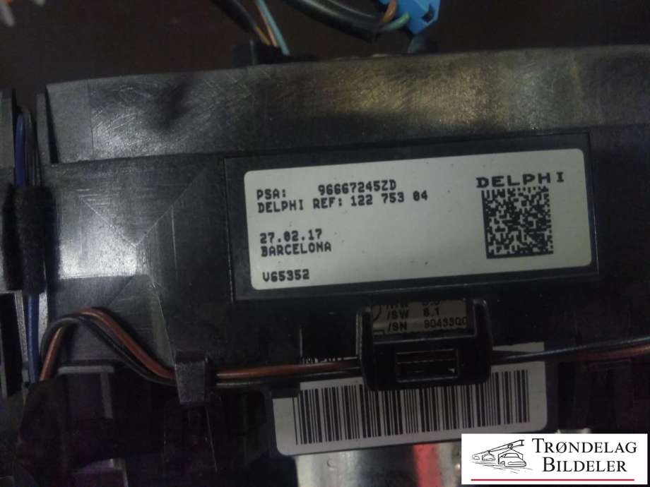 Bryter combi til Toyota Proace 2016-->> (Type II)  (DELPHI|12275304|98093081ZD|SU001A5082|SU001B2457|)