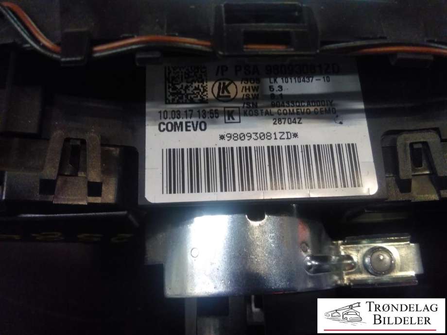 Bryter combi til Toyota Proace 2016-->> (Type II)  (DELPHI|12275304|98093081ZD|SU001A5082|SU001B2457|)