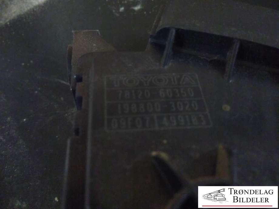 Pedal gass til Toyota Land Cruiser 120 2002-2009 (TOYOTA|78120-60350|19880-3020|)