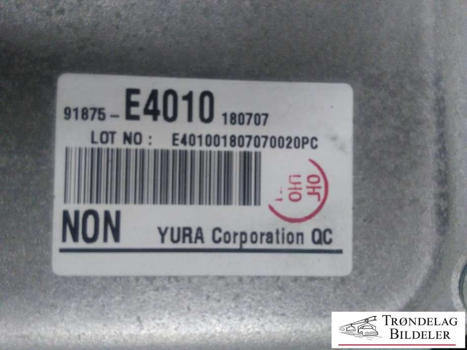 Koblingsboks elbil (HVJB) til Kia Soul 2014-2019 (Type II)  (MOBIS|36600-0E245|91875-E4010|180707)