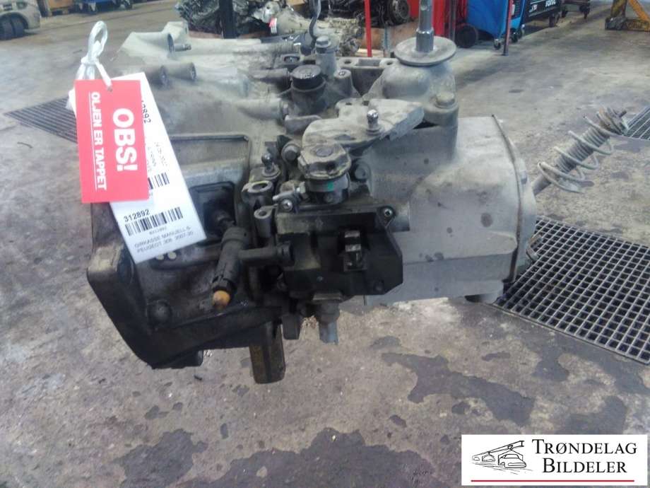 Girkasse manuell 6-trinn til Peugeot 308 2007-2011 (Type I, Fase 1)