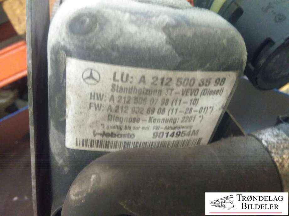 Dieselvarmer til Mercedes E-Klasse 2013-2016 (Fase 2) (W212) (W212) (A 212 500 35 98|9014954M|)