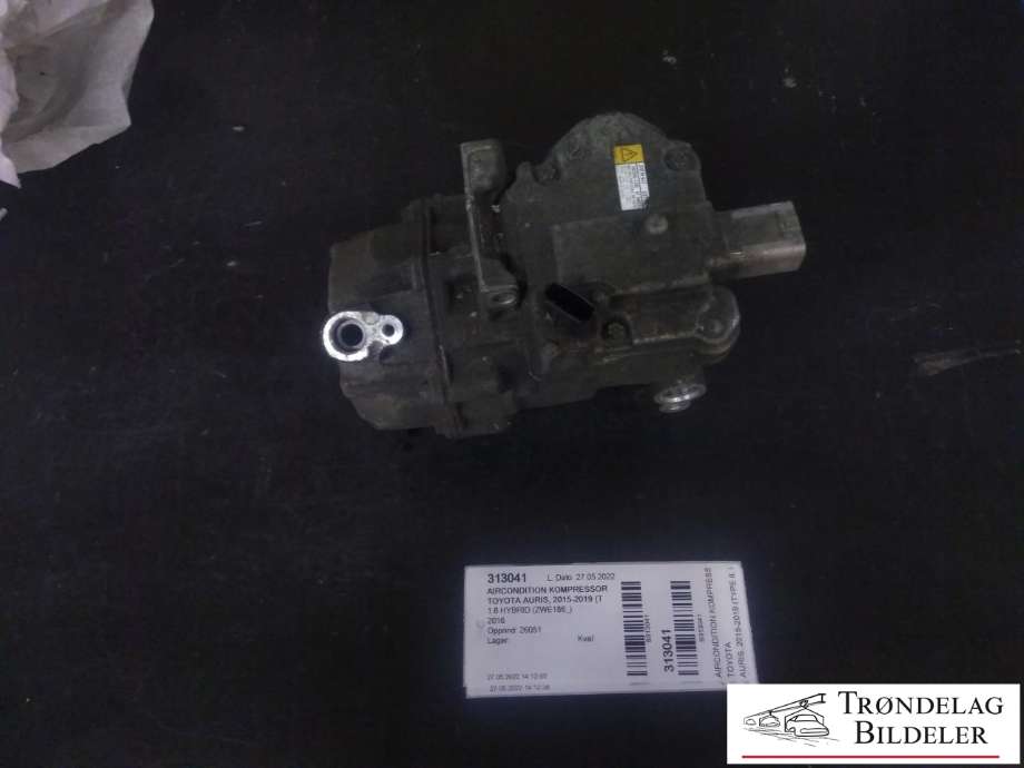 Aircondition kompressor hybrid til Toyota Auris 2015-2019 (Type II, Fase 2) (DENSO|88370-47033|042200-1330|88370-47030|88370-47031|88370-47032|51-0895|ACP994|042200-0420)