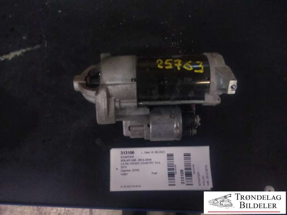 Starter til Volvo V40, 2012-2019 (VOLVO|31407197 4E5)