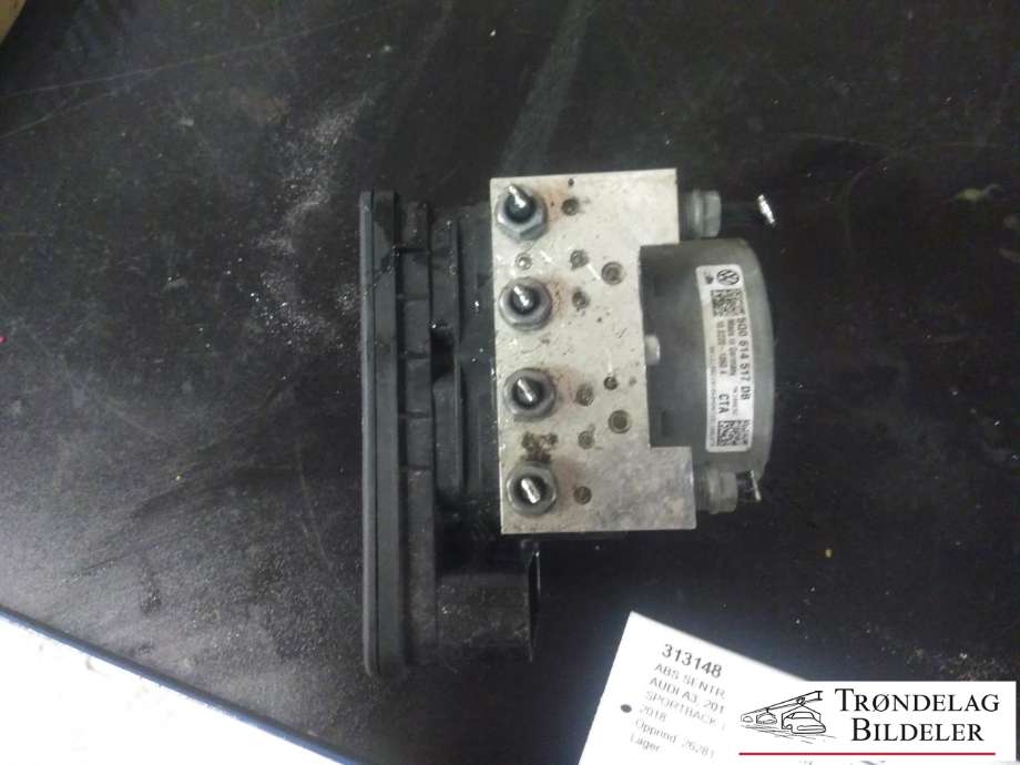 ABS sentral til Audi A3 2016-2020 (Type III, Fase 2)  (ATE|5Q0 614 517 DB|10.0916-4380.3|10.0627-3007.1)