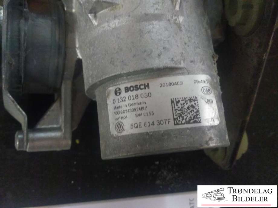 Bremsekraft-regulator bak til Audi A3 2016-2020 (Type III, Fase 2)  (BOSCH|5QE 614 307 F|0 132 018 030|)