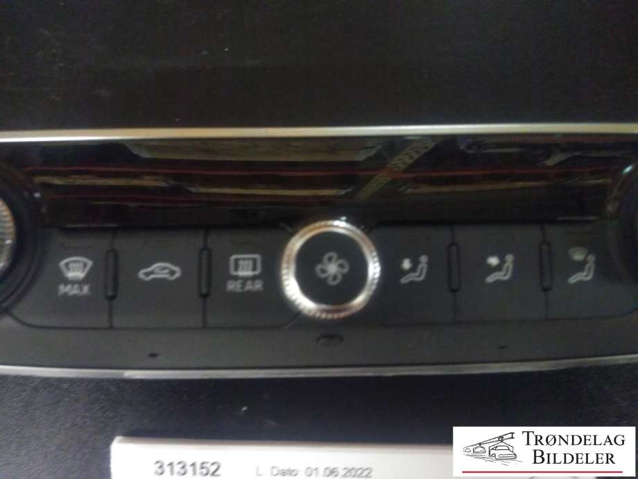 Varmeapparat betjening til Audi A3 2016-2020 (Type III, Fase 2)  (PREH|8V0 820 043 R|90156-150|)