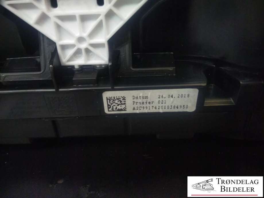 Instrumentpanel til Audi A3 2016-2020 (Type III, Fase 2)  (8V0 920 974 D|A2C13925200|)