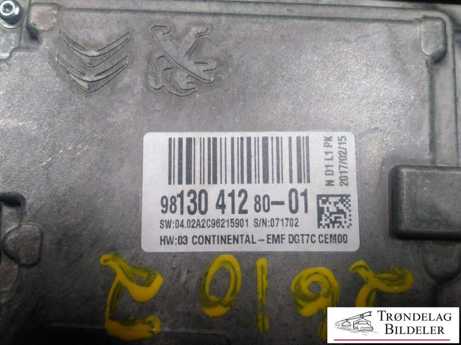 Bilstereo navigasjon skjerm til Peugeot Traveller 2017-->>  (CONTINENTAL|9813041280-01|)