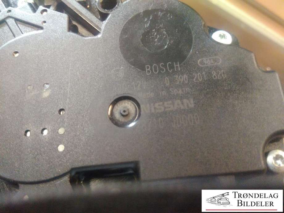 Viskermotor bakrute til Nissan Qashqai 2010-2014 (Type I, Fase 2)  (BOSCH|0390201820|28710JD000|)
