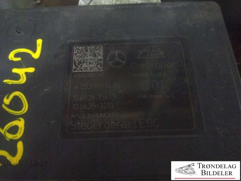 ABS sentral til Mercedes C-Klasse 2014-2018 (Fase 1) (W205) (W205) (ATE|A253901400|)