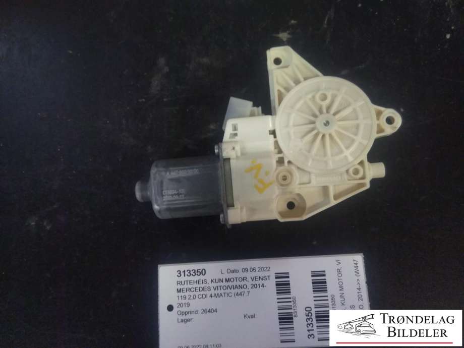 Ruteheis, kun motor, venstre foran til Mercedes Vito, 2014-->> (W447) (W447) (A 447 906 35 00)