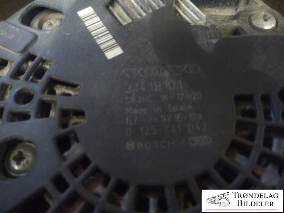 Dynamo diesel til Volvo V40 2012-2019  (VOLVO|314 19 101|0 125 711 042|)