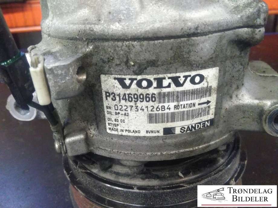 Aircondition kompressor til Volvo V40 2012-2019  (VOLVO|P31469966|022734126B4|)