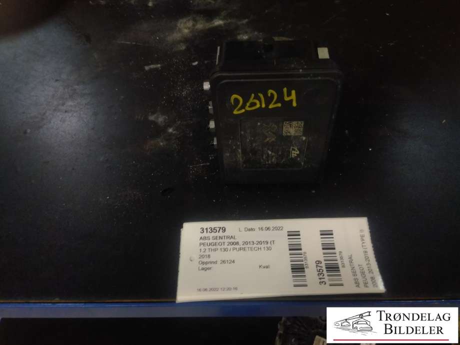 ABS sentral til Peugeot 2008, 2013-2019 (Type I)  (ATE|10.0916-3919.3)