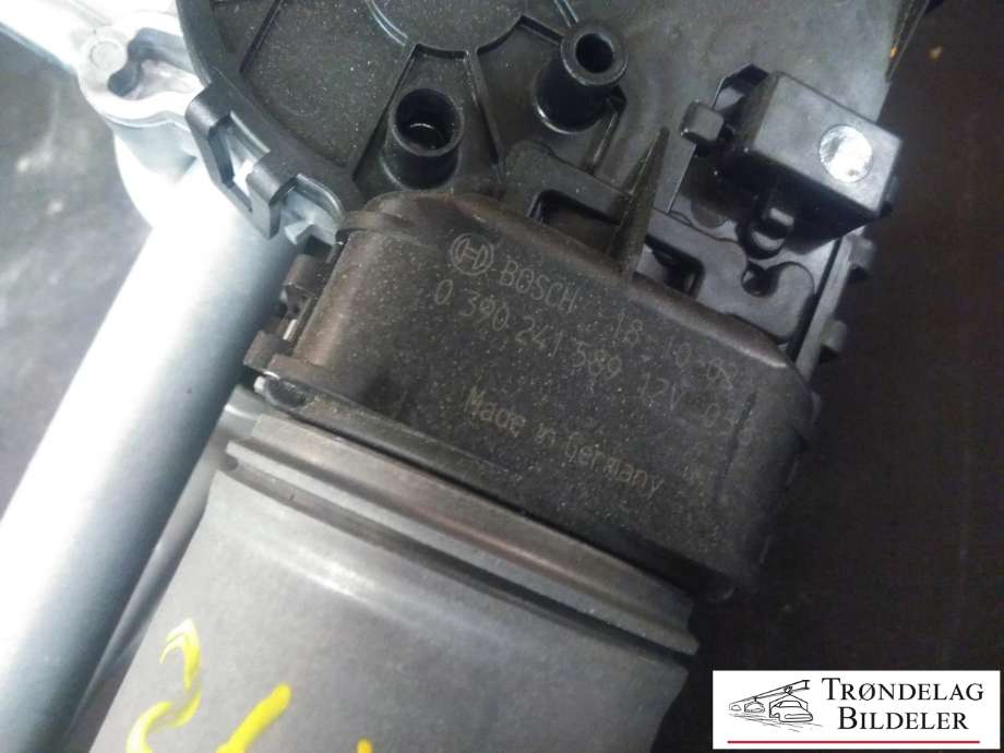 Viskermotor frontrute komplett m/overføring til Peugeot 2008 2013-2019 (Type I)  (BOSCH|0 390 241 589|)