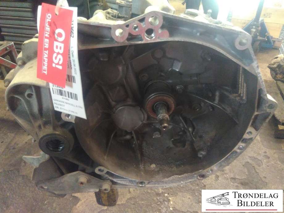 Girkasse manuell 6-trinn til Peugeot 308, 2013-2021 (Type II)  