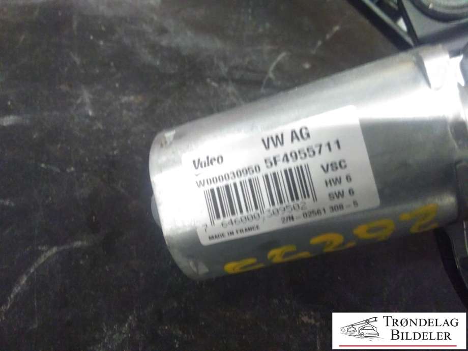 Viskermotor bakrute til Škoda Octavia 2013-2016 (Type III, Fase 1)  (VW AG|5F4955711|W000030950|)