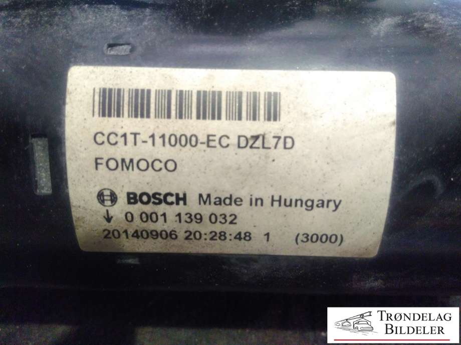 Starter diesel til Ford Transit 2014-->>  (FOMOCO/BOSCH|CC1T-1100-EC|0001139032|)