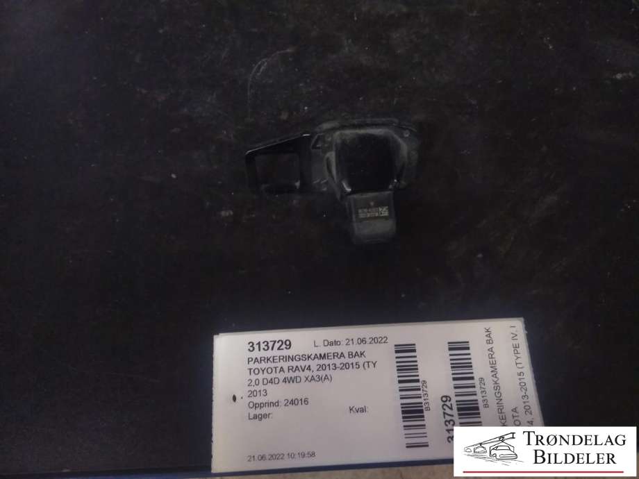 Parkeringskamera bak til Toyota RAV4, 2013-2015 (Type IV, Fase 1)  (86790-42030)