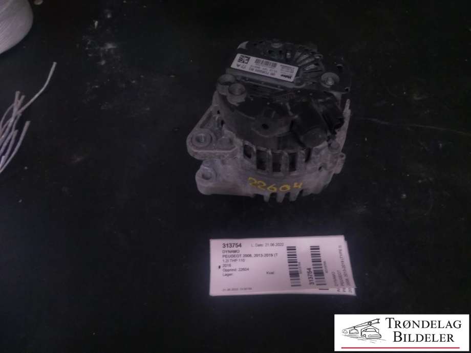 Dynamo til Peugeot 2008, 2013-2019 (Type I)  (VALEO|96 708995 80)