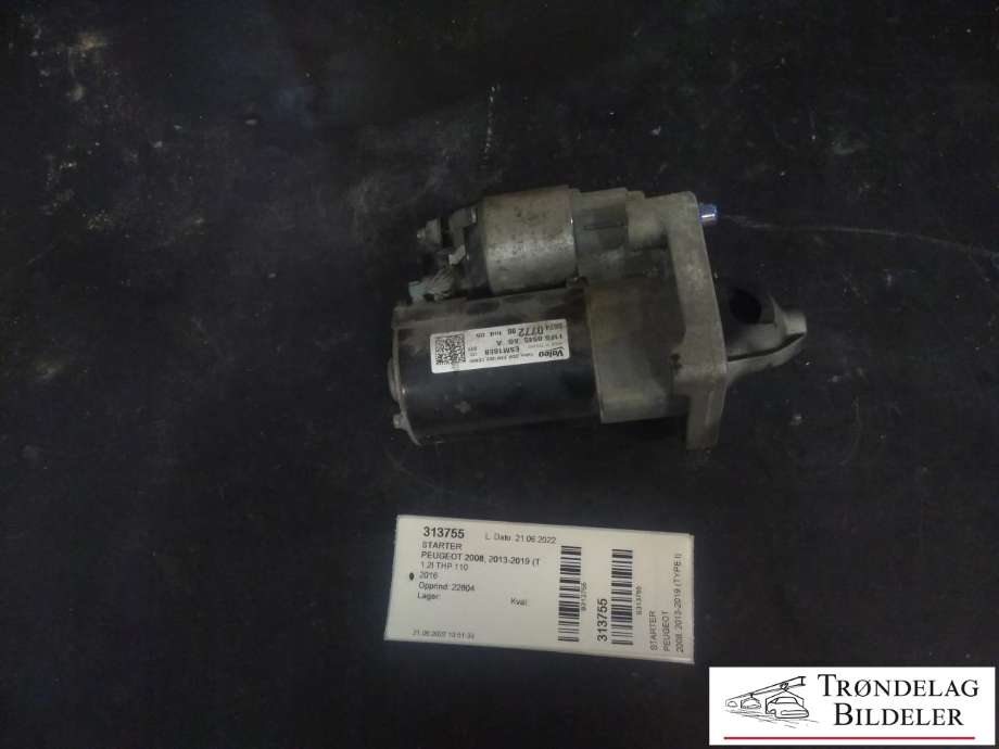 Starter til Peugeot 2008 2013-2019 (Type I)  (VALEO|96 740772 80|)