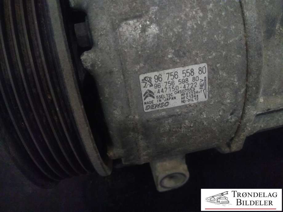Aircondition kompressor til Peugeot 2008 2013-2019 (Type I)  (DENSO|96 756 558 80|447150-4722|)