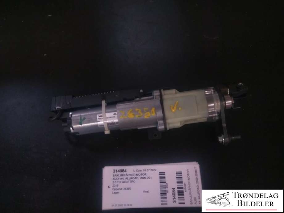 Baklukeåpner motor til Audi A4, Allroad 2009-2016 (Type I) (B8) (B8) (8K9 827 851 C|)