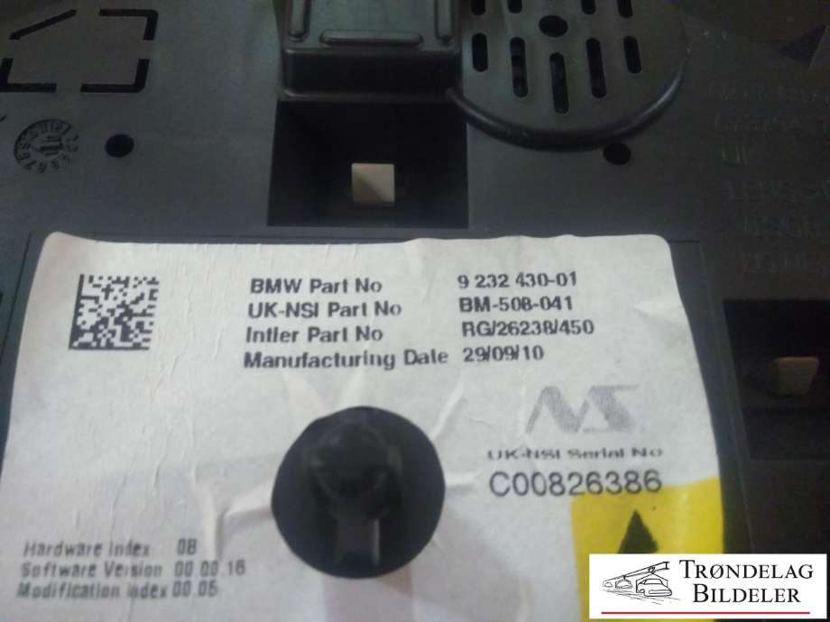 Instrumentpanel til Mini Countryman 2010-2016 (R60) (R60) (BMW|9 232 430-01|6211 6977077|)