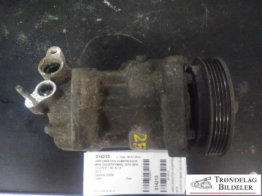 Aircondition kompressor til Mini Countryman 2010-2016 (R60) (R60) (SANDEN|12740209062|9213175-04|)
