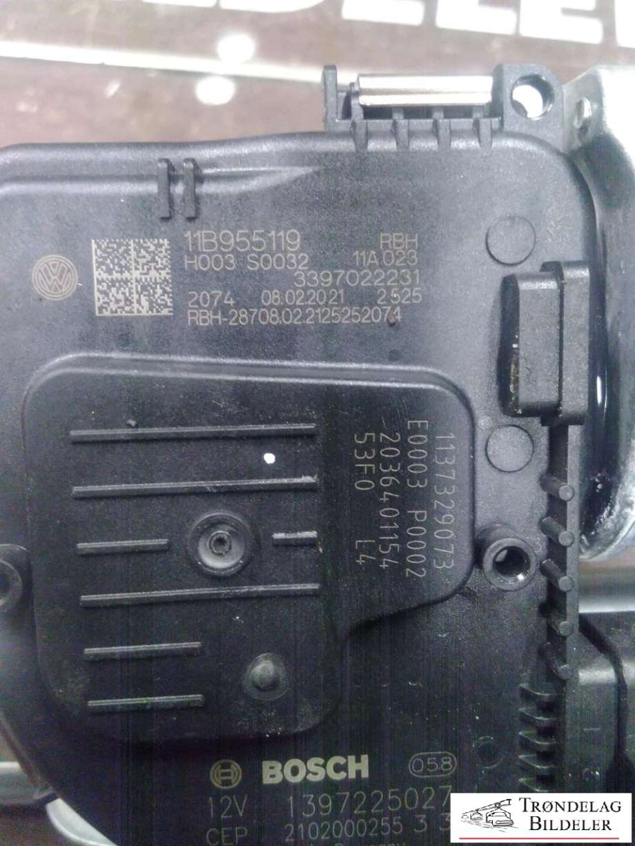Viskermotor frontrute komplett m/overføring til VW ID.4 2020-->> (BOSCH|1397225027|210200025533|)