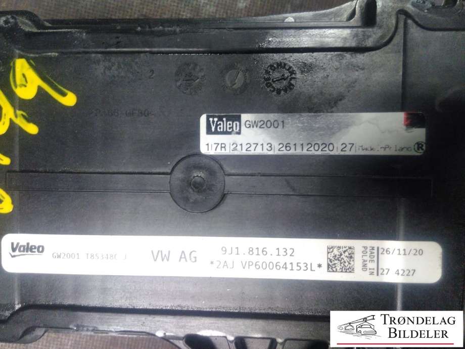 Varmeapparat diverse til VW ID.4 2020-->>  (VALEO/VW AG|9J1816132|2AJVP60064153L|)