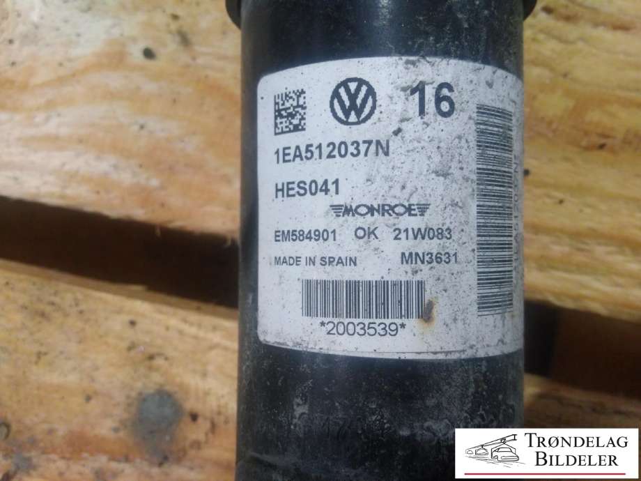 Støtdemper bak til VW ID.4 2020-->>  (1EA512037N|)