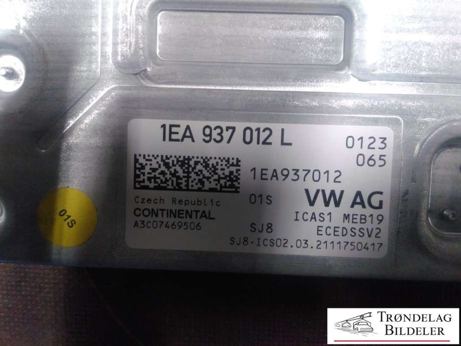 Styreenhet comfort (BCM) til VW ID.4 2020-->>  (VW AG/CONTINENTAL|1EA937012L|A3C07469506|)