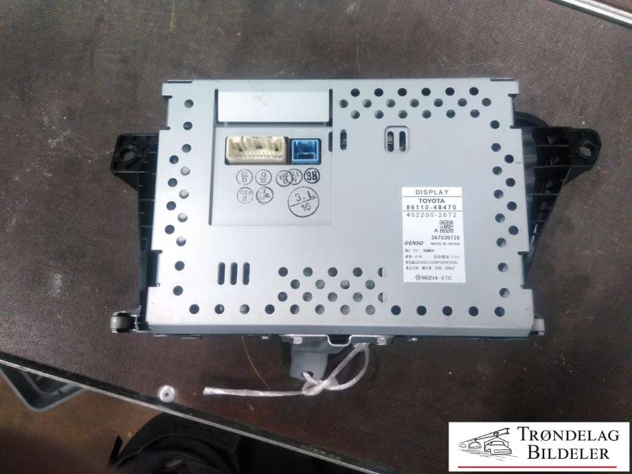 Bilstereo navigasjon skjerm til Lexus RX 2009-2015 (Type III) (AL10) (AL10) (DENSO|86110-48470|462200-2672|267020725)