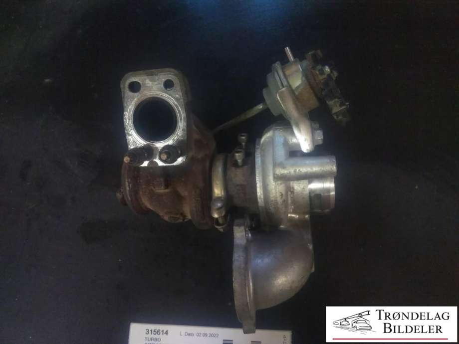 Turbo til Citroën Berlingo 2015-2019 (Type II, Fase 2) (0375Q9|0375R0|9673283680|AV6Q-6K682-BB|RMAV6Q6K682BB|1696537|2008128|HVB4937302013|49373-02001|4937302001|49373-02002|4937302002|49373-02003|4937302013)