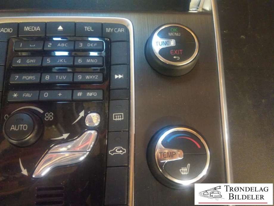 Varmeapparat betjening til Volvo V60 2010-2013 (Type I, Fase 1)  (VOLVO|2292487|8632427|)