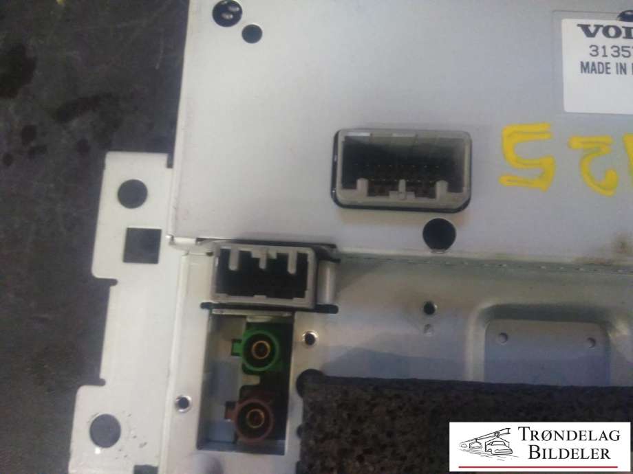 Bilstereo navigasjon skjerm til Volvo V60 2010-2013 (Type I, Fase 1)  (BOSCH|7 609 501 530|31357018|)