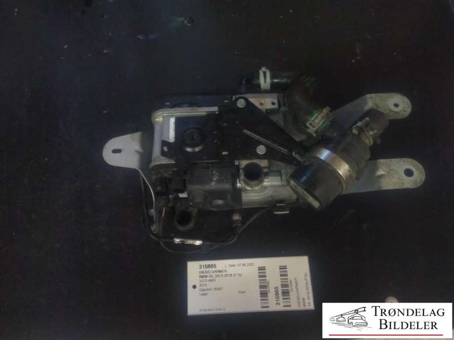 Dieselvarmer til BMW X5, 2013-2018 (F15) (F15) (WEBASTO|64.12-9330592-02)
