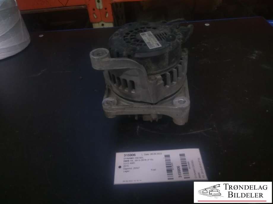 Dynamo diesel til BMW X5 2013-2018 (F15) (F15) (VALEO|8570675 AI04|FGN23S068|2616716D)