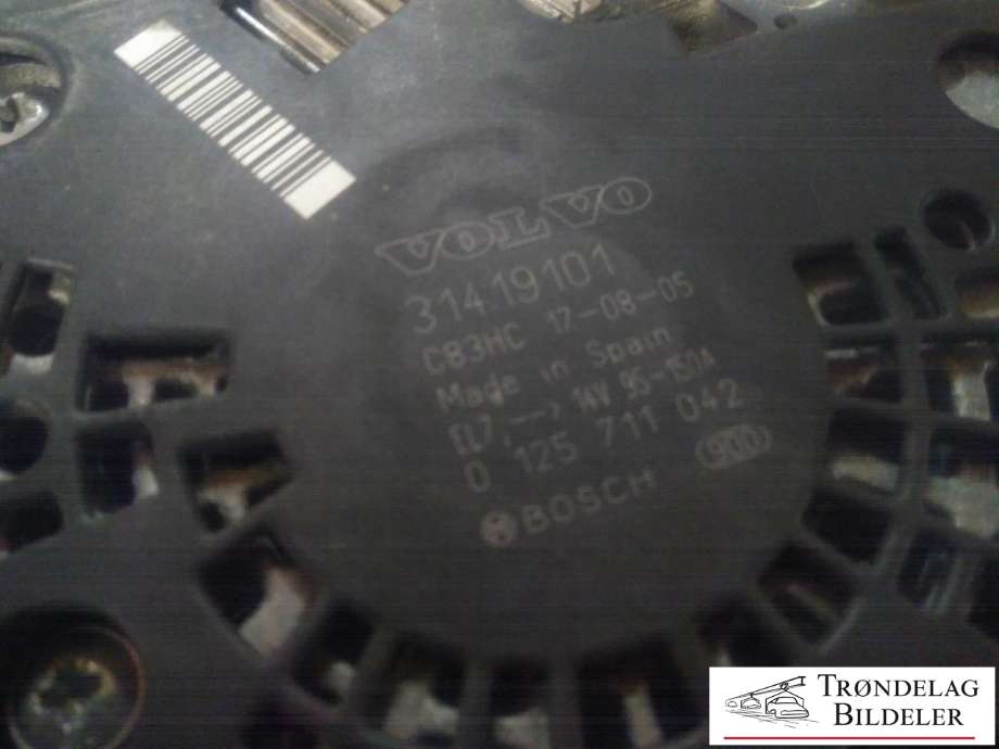 Dynamo diesel til Volvo V40 2012-2019  (VOLVO|31419101|0 124 711 042|)