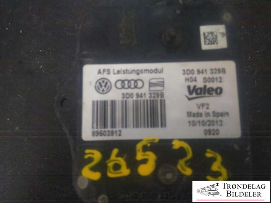 Styreenhet LED til VW Passat 2011-2015 (B7) (B7) (VALEO|3D0 941 329 B|89503912|)