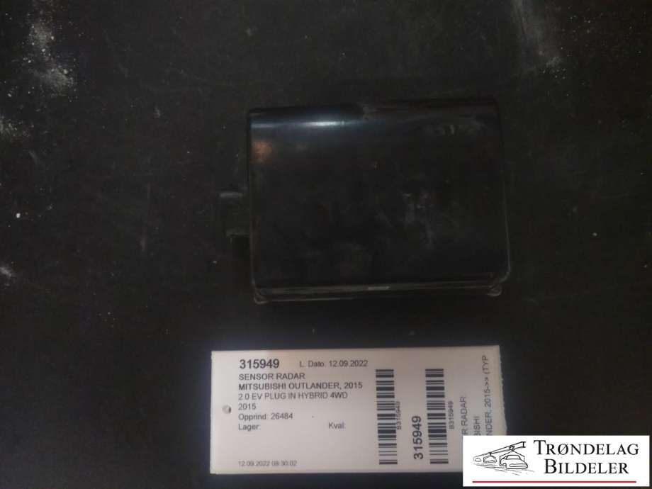 Sensor radar til Mitsubishi Outlander, 2015-->> (Type III, Fase 2)  (CONTINENTAL|0697-12-2496)