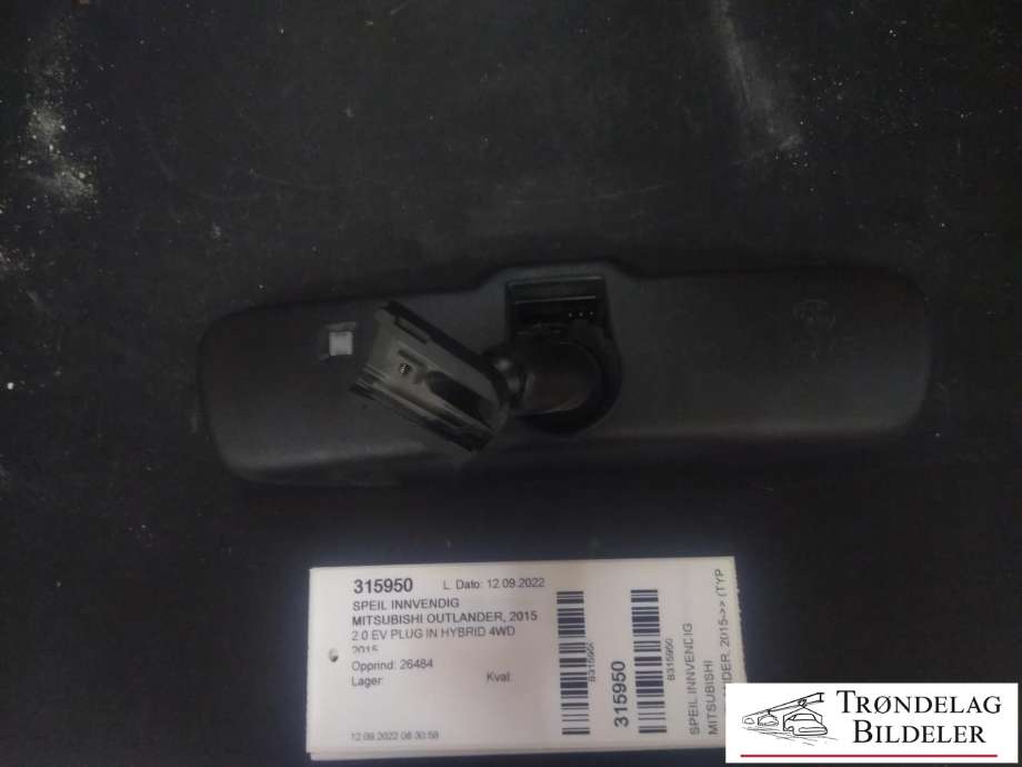 Speil innvendig til Mitsubishi Outlander 2015-->> (Type III, Fase 2)  (7630A058|)